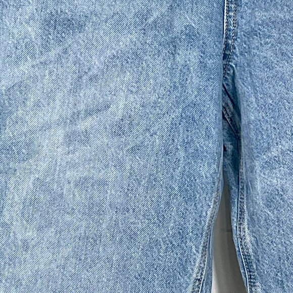 American Eagle Mom Jean Hi-Rise Straight Leg Light-Wash Stretch Sz 6 100% Cotton - Picture 10 of 14